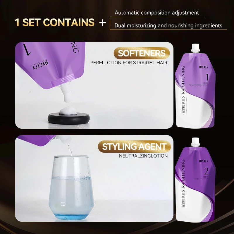 Salon Professional Multi Digital Hot And Cold Korea Permanent Keratin Rebonding Hair Straightening Cream Perm Lotion