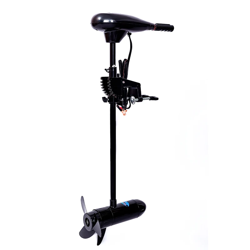 SOLAR MARINE 40 Pound Thrust 12v Electric Saltwater Trolling Motor with Transom Mount 380W Electric Engine for Kayak