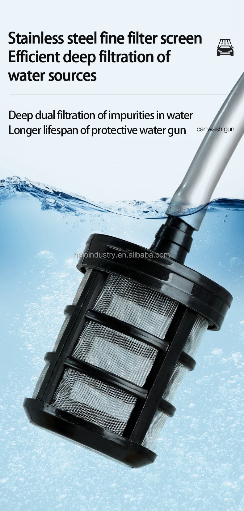 Portable Car Washer Cordless Pressure Washer Gun Battery Powered Power Cleaner Pressure Washer Foam Cannon - car wash Foam Gun