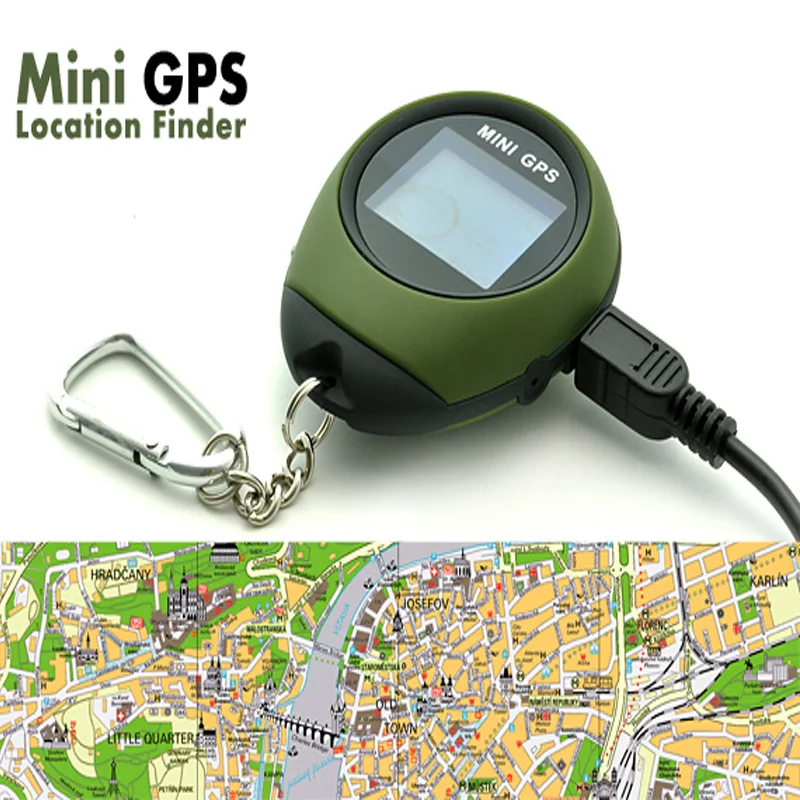 Портативный брелок для ключей с мини-GPS-навигацией и USB-зарядкой спорта на открытом воздухе