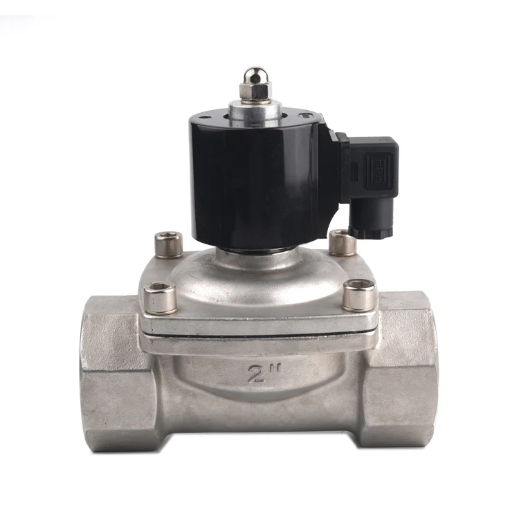 Ningbo Hot Selling 2/2 Way Highly Reliable Stainless Steel Solenoid Valve for Water Oil Gas