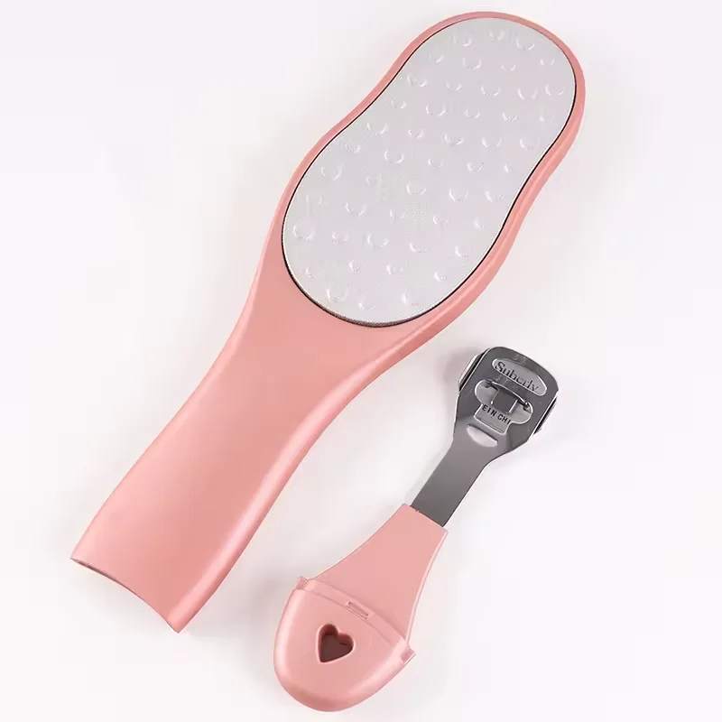 Stainless steel foot grinding stone foot leather file rubbing foot board grinding brush pedicure knife set