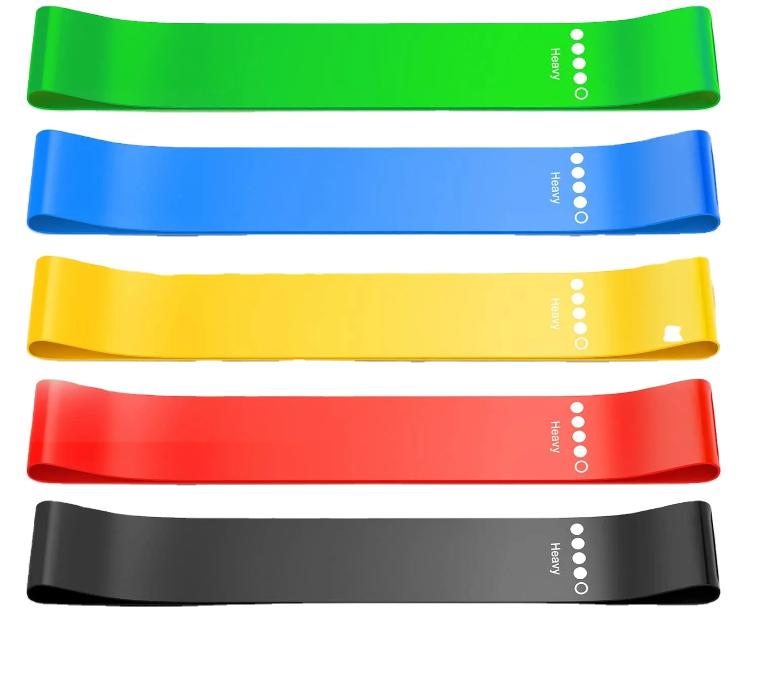 Pink Mini Loop Resistance Exercise Yoga Bands For Physical Therapy  Pilates