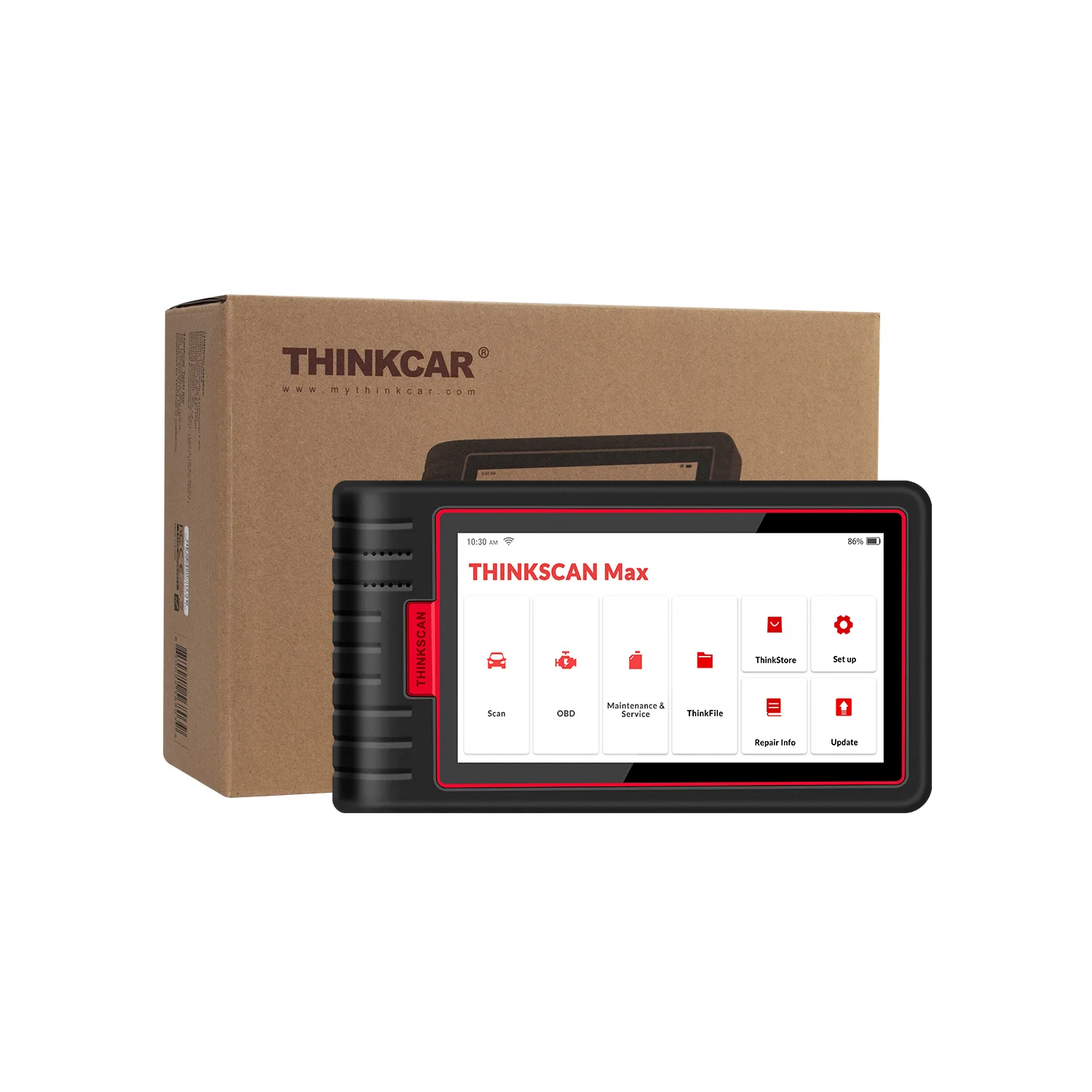 Thinkcar Thinkscan Max Auto OBD2 Diagnostic Tools Full System ECU Coding Bidirectional Control Supports 28 Reset Functions
