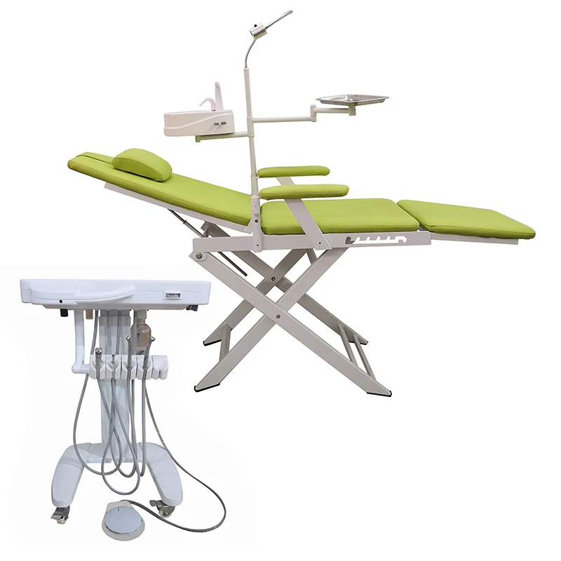  Simple and portable medical manual mechanical dental chair hospital stomatology