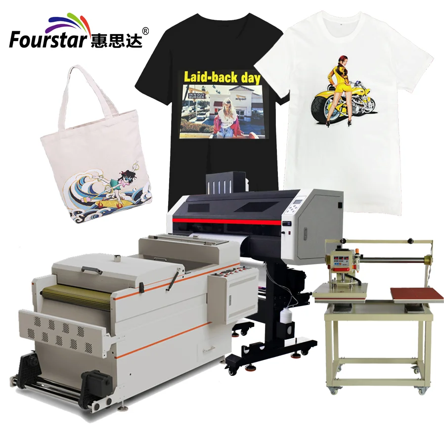 Latest Technology xp600 4 heads dtf printer 24 inch plotter dtf 60 cm tshirt druck printing impresora dtf printer