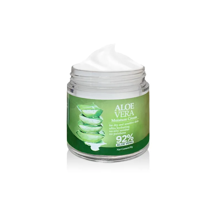 
Natural Skin Revitalizer Face Cream Soothing Whitening Aloe Vera Moisture Cream 