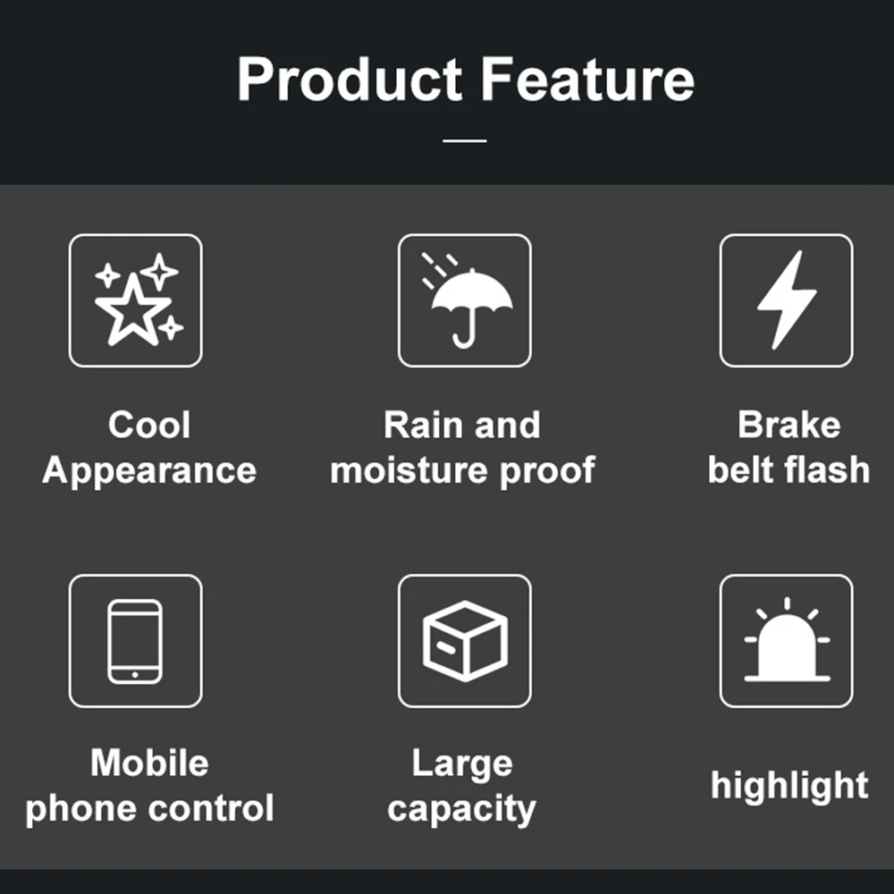 Cloud Smart Led Backpack Motorcycle For Men Cool Laptop Backpack With Brake Flash Function Led Knight Backpack Christmas Gift