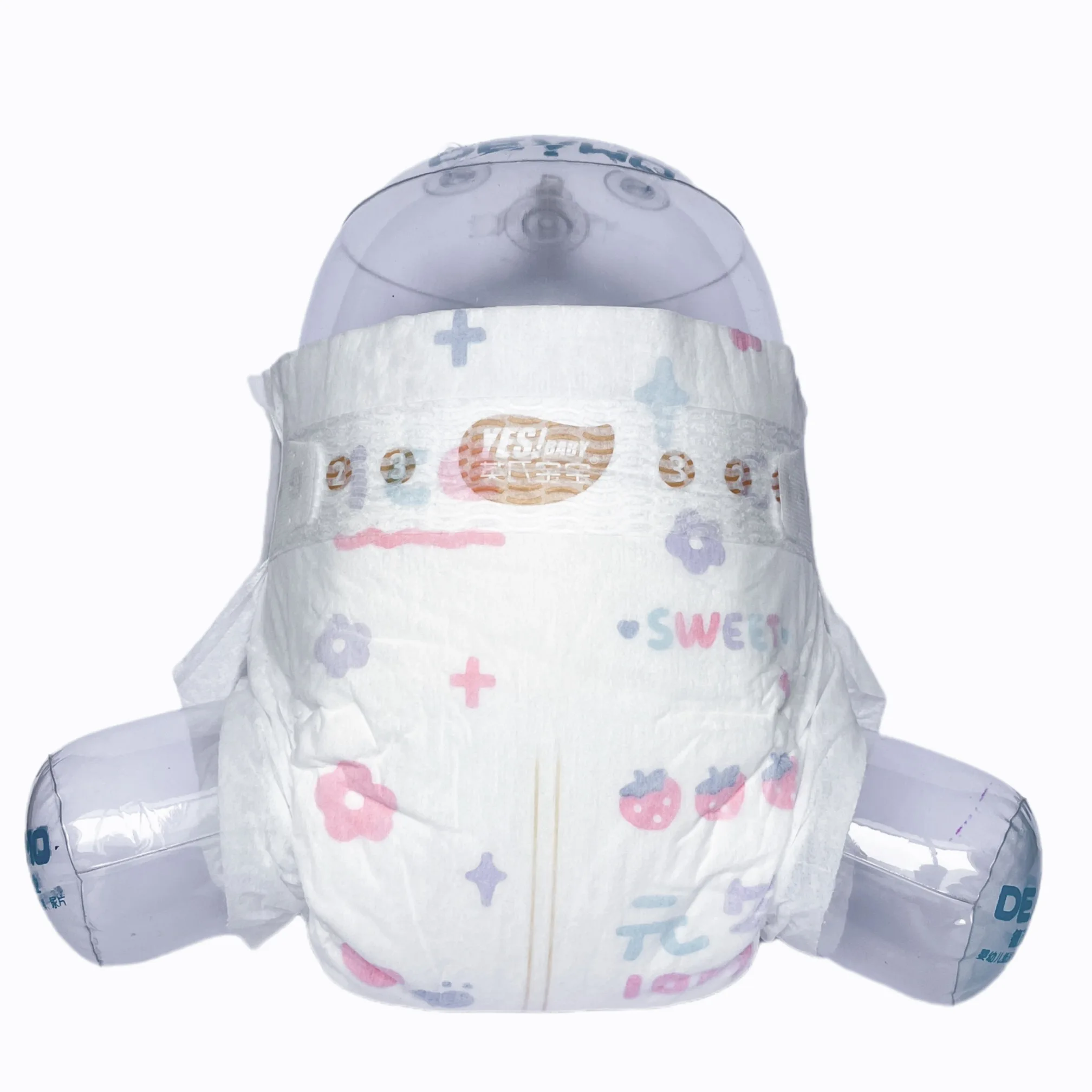 Free Sample Custom Wholesale Sap Super Absorbing Performance Swaddlers Pampering Diapers Disposable Nappies Diaper Baby Diapers