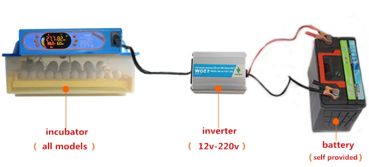 Mini Automatic Egg Incubator 112 Eggs Incubator 12 Volt Battery Egg Hatching Machine Price