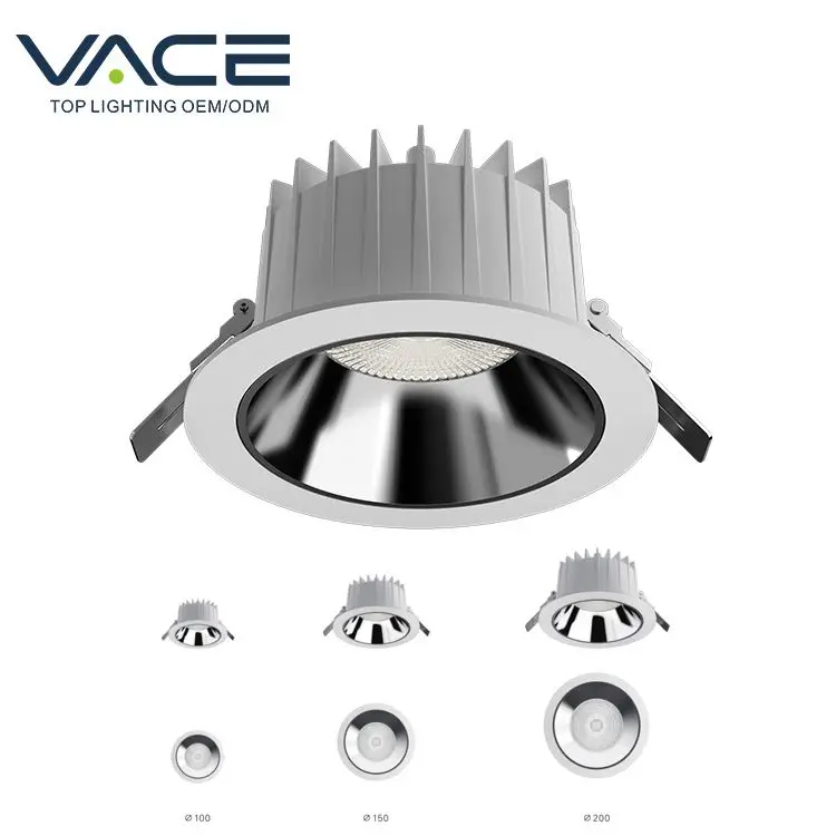 VACE Hot sale 18W 20W 30W 35W 45W 50W australia standard led dimmable downlight high power IP44