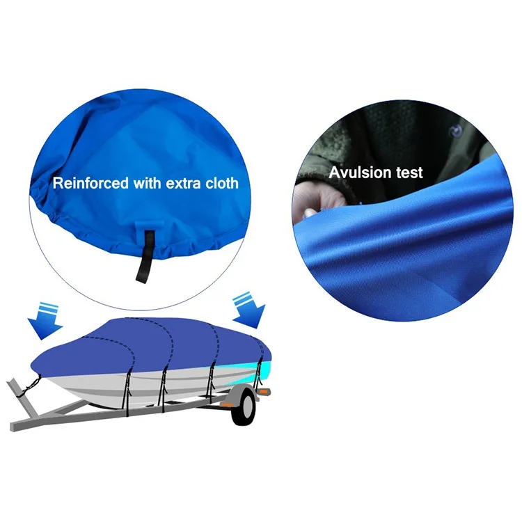 10+ Years Factory 600D Universal Boat Cover