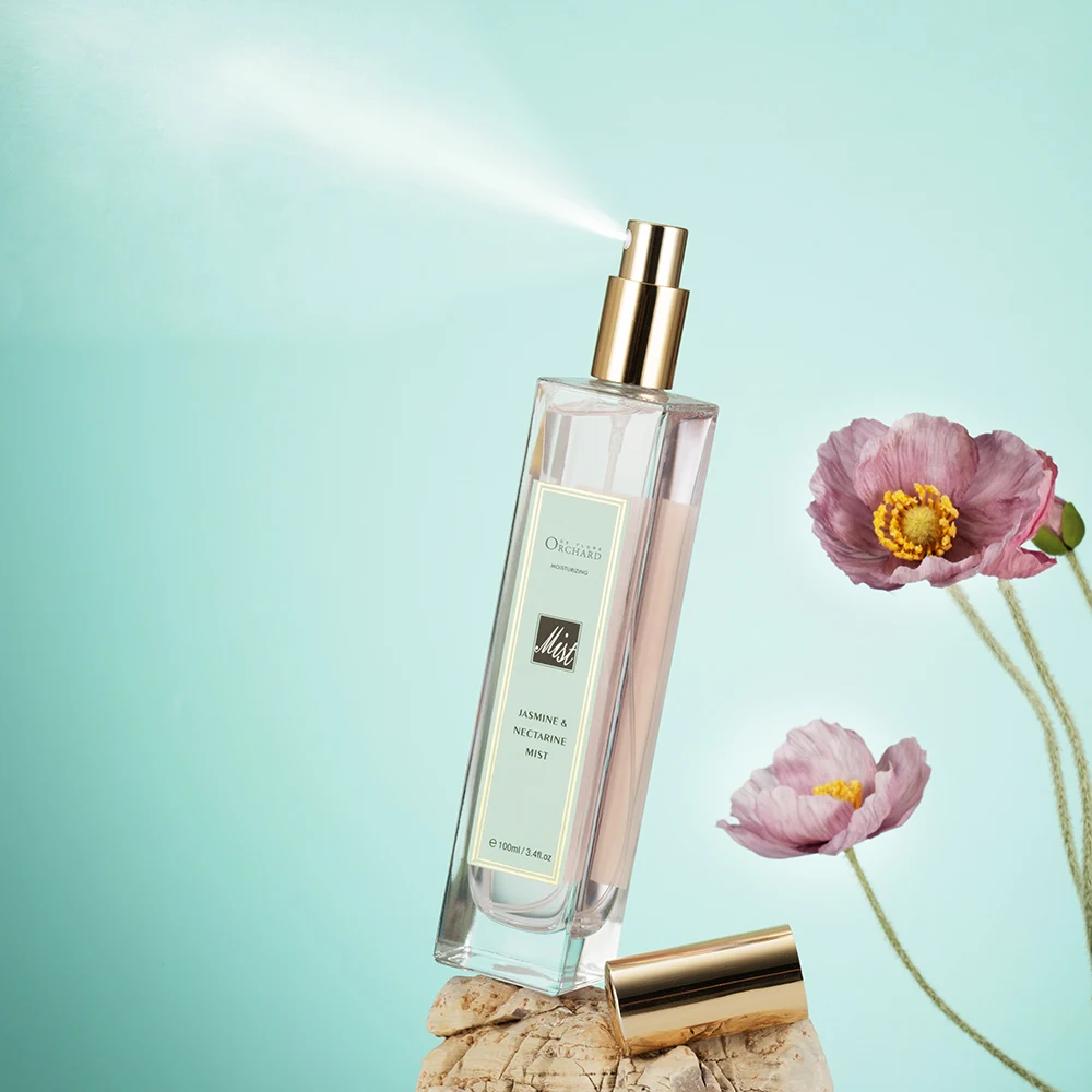 Wholesale High Quality 100ml Body Mist Jasmine Nectarine Skin Hydration And Repair Body Mist Spray