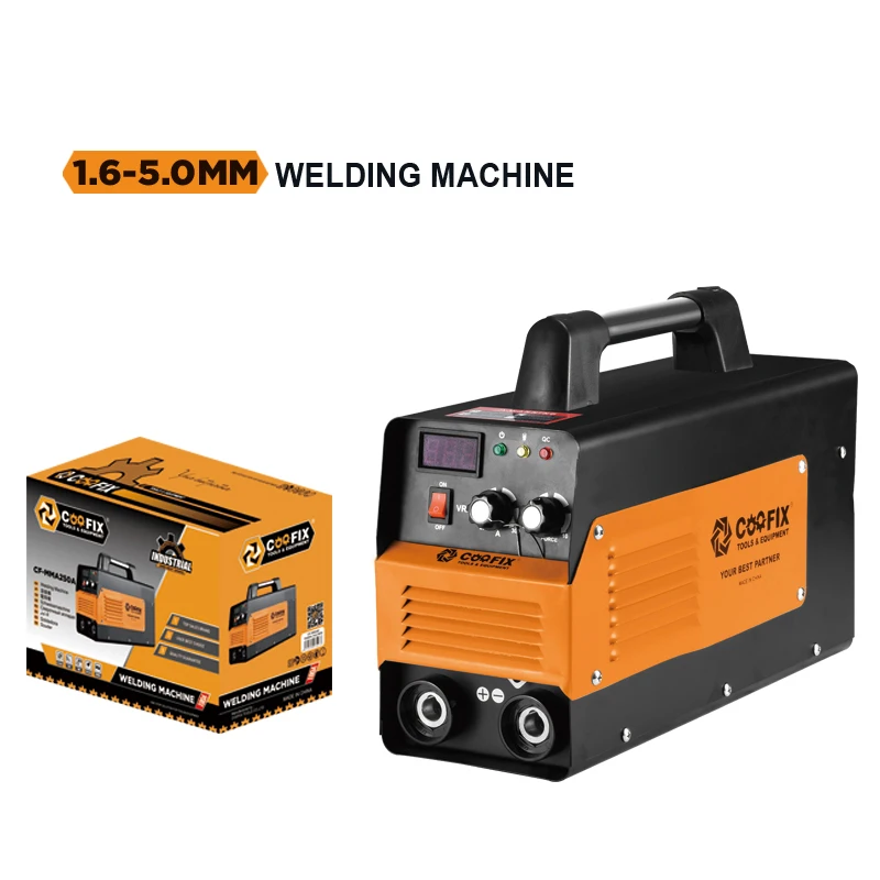 Портативный сварочный аппарат COOFIX mma 250 сварщик mig инвертор алюминиевый 3 в 1 CO2 газовый без газа