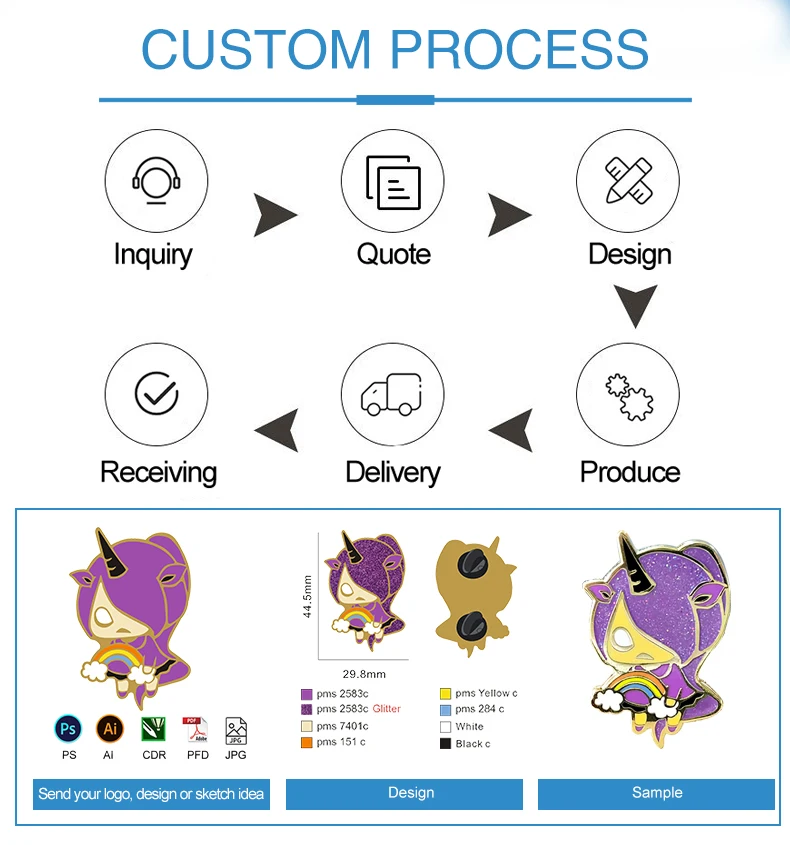 Custom Personalized Design Car Emblem Metal Hard Anime Lapel Pines Cute Car Enamel Badge Pins for Clothes