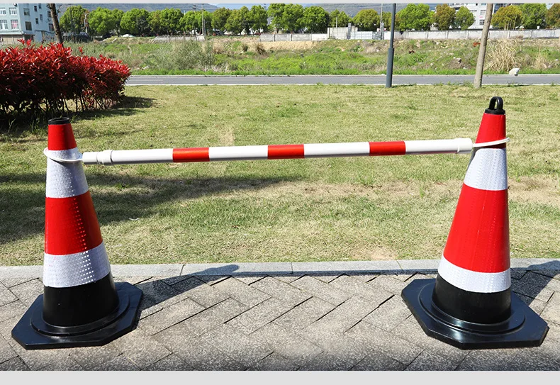 Plastic Collapsible Retractable Traffic Cone Connect Bars  Reflective Traffic cone