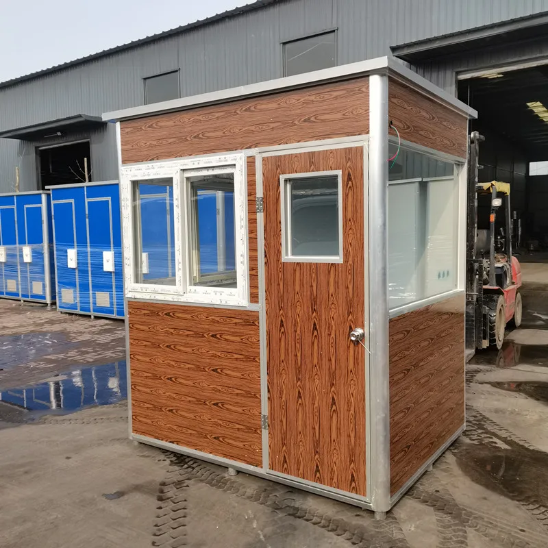 WinFair Tiny House Guard Shack Steel Structure Suppliers Color Steel Sentry Box Customization Guard House For Sale