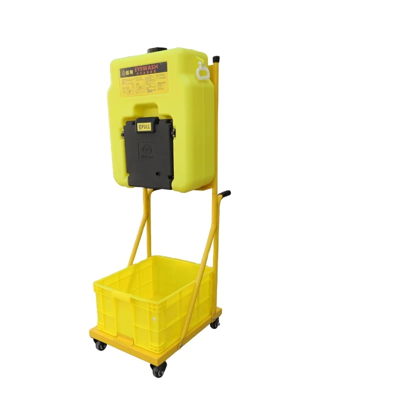 53L Mobile portable eye wash station with car