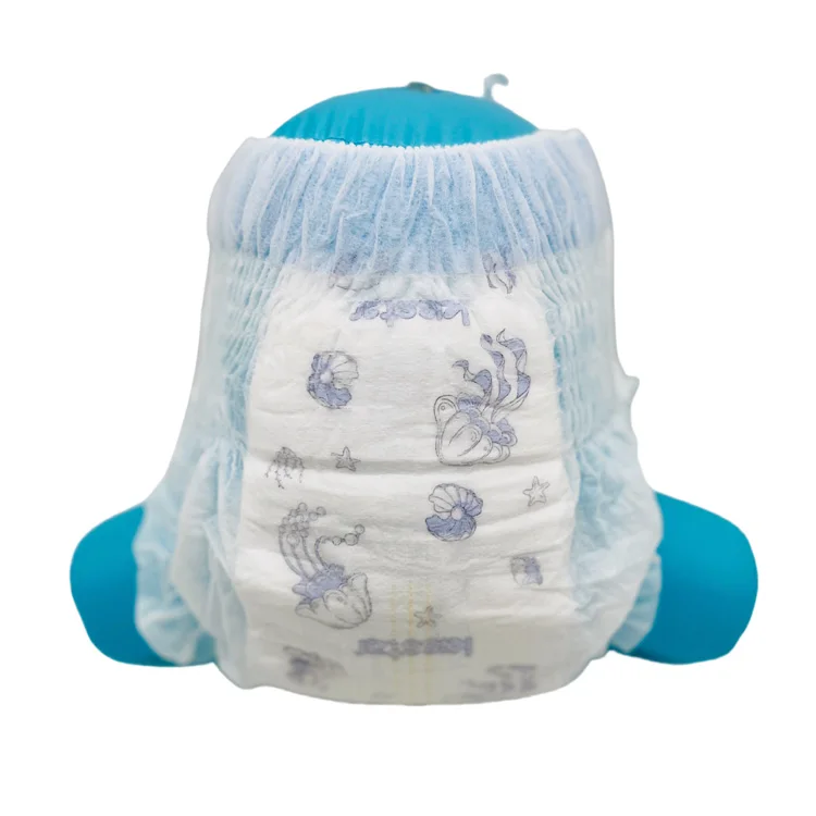 Pant baby diaper grade a in Russia market hypoallergenic diapers for babies training pants nappy factory