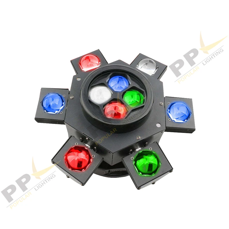 6 Arms Beam Bee Eye Laser 3in1 LED Moving Head Light