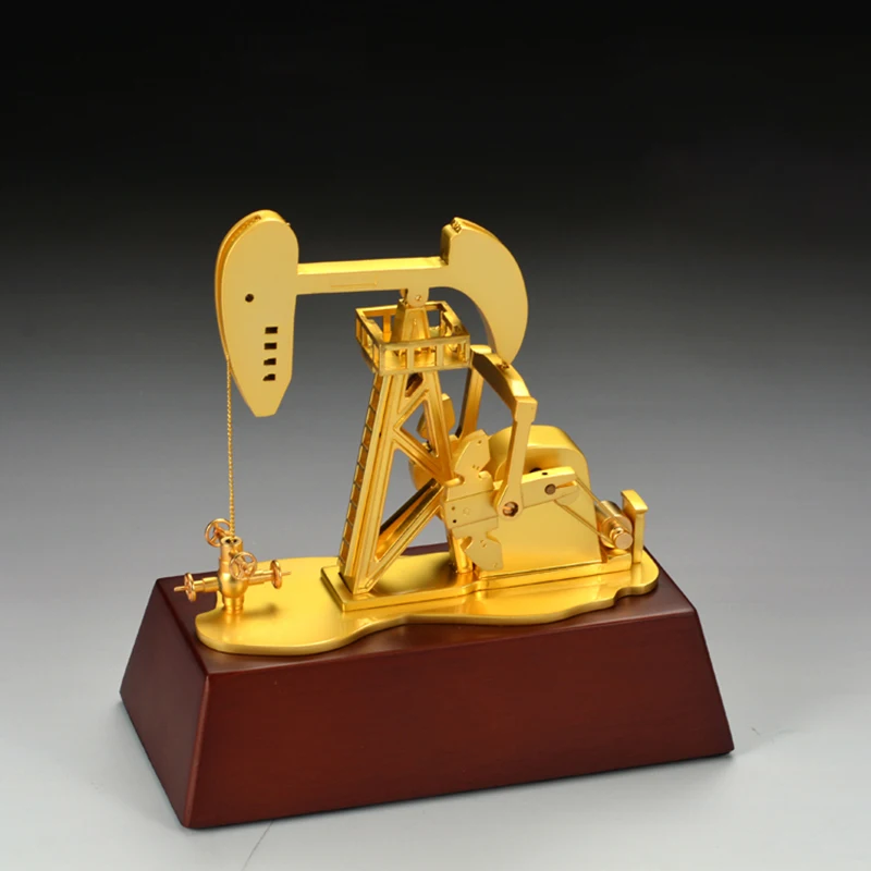 Wholesale Metal Oil Machine Tower Business Gift Soccer Champion League Trophy