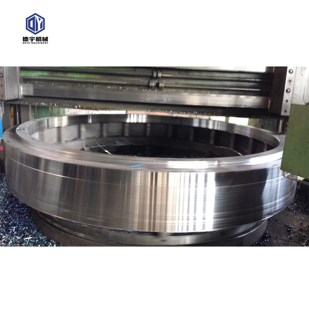 Customized Big Rolling Rotary Kiln Riding Ring Rotary Kiln Wheel Tyre Ball Mill Ring Tyre For Sale