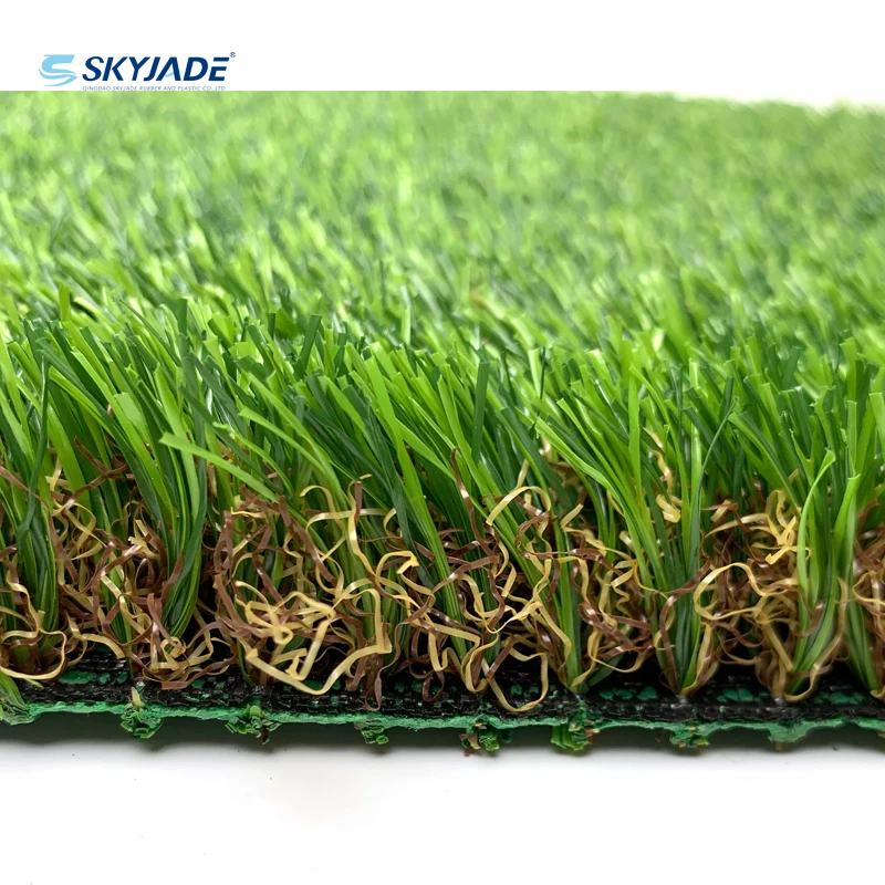 Wholesale 40mm SKYJADE Landscape Grass Carpet Cheap Artificial Turf Synthetic PP PE Materials Garden Application Tewtw-Kui