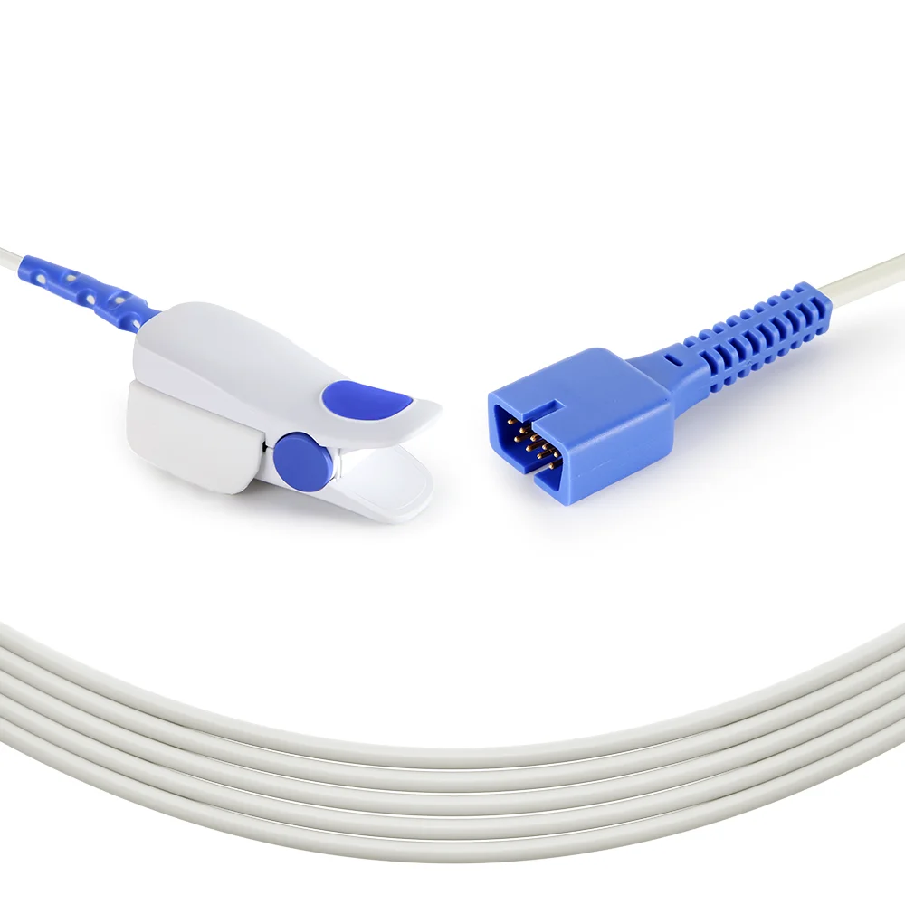 Nellcer N550 N560 N595 Adult Finger Clip Spo2 Sensor with OXi Medical Consumables