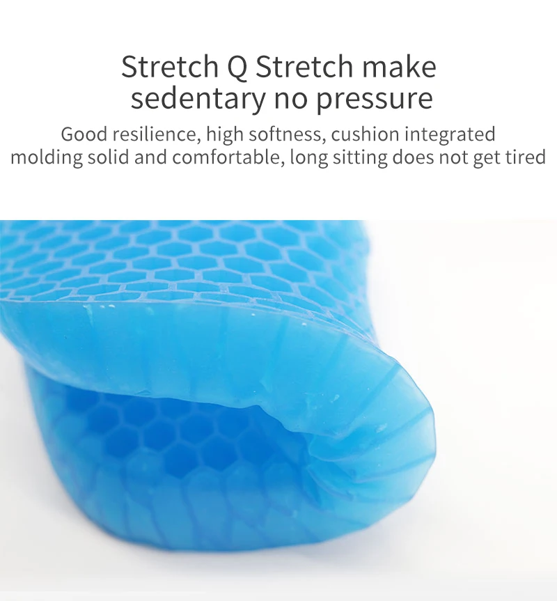 Breathable And Durable Soft Double-Layer Egg Gel Cushion Pressure Pain Relief Cooling Car Seat Cushion
