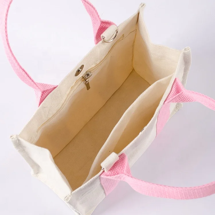Best Selling Korean Shopping Tote Bag Canvas Hand Bag Cotton Canvas Tote Bag