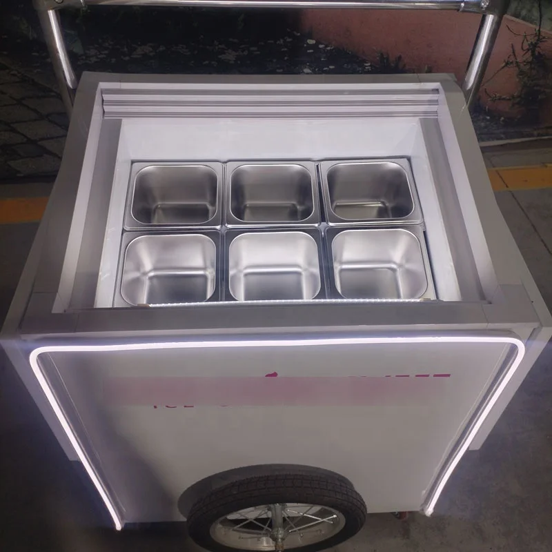 Customized battery mini Fridge Cart with Wheels and Storage, Bar Cart with Mini Fridge, Container Store Refrigerator Stand