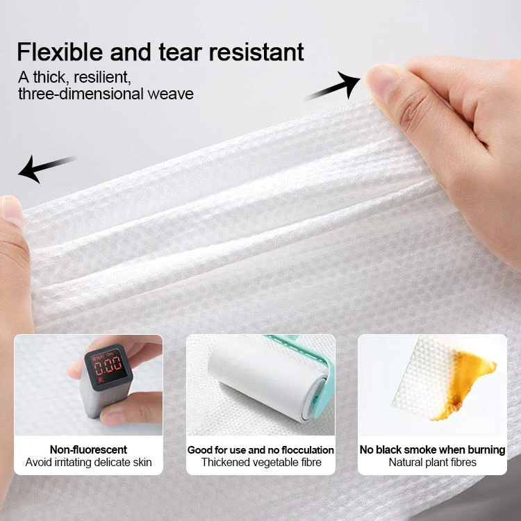 Disposable Face Towel Compressed Bathroom face Towels Eco-Friendly Disposable Square Facial Dry Wipes for Daily Skin Care UEN052
