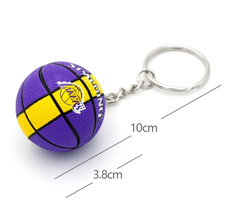 High quality basketball keychain pendant James Kobe Curry Irving Durant nba