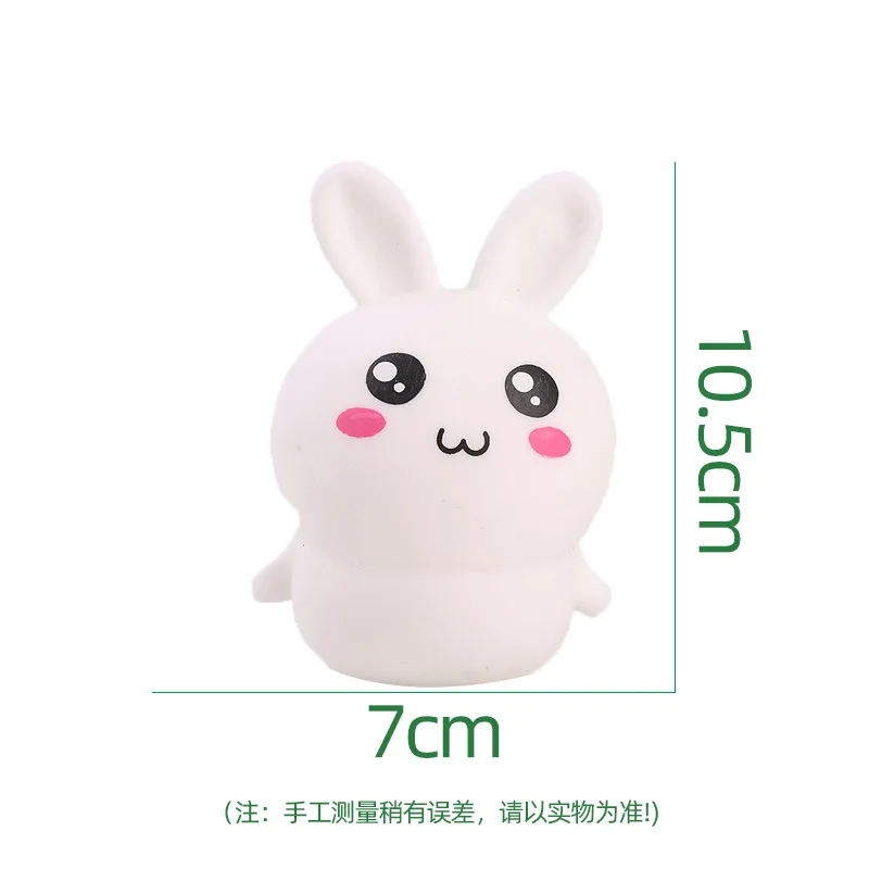 Hot Sale Creative Cartoon Bunny Toys Cute Mochi Rabit Squishy Toys Kids Venting Educational Toys