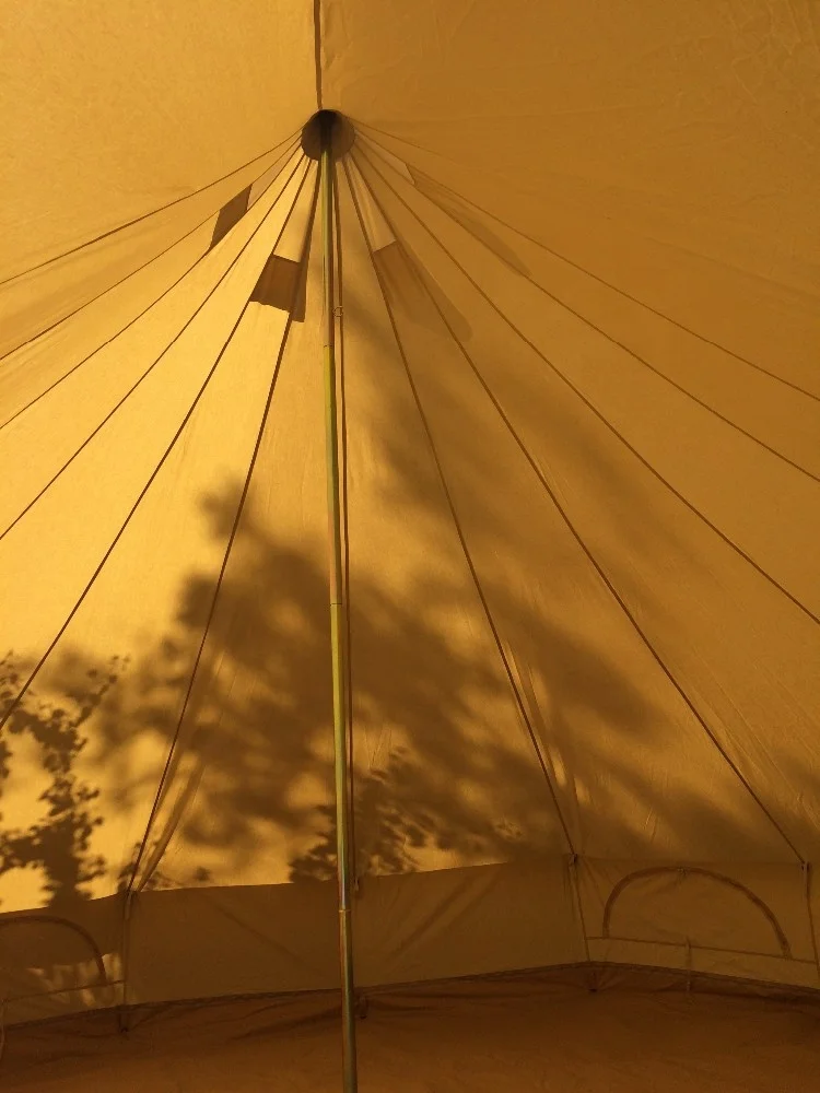 Outdoor Fireproof Canvas Glamping Tent Flame Retardant Tent for Adventure Travel