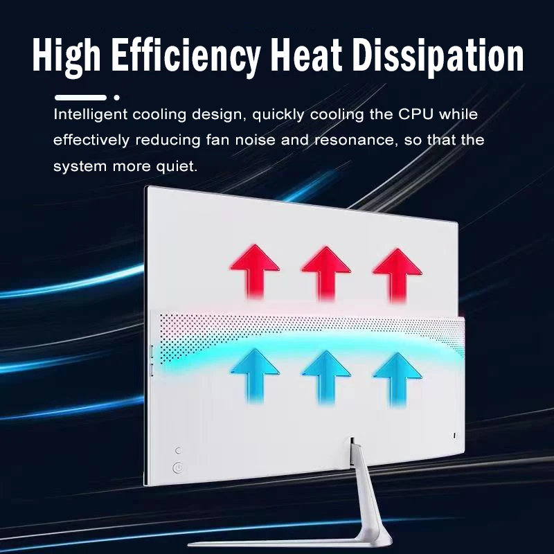 21.5inch 22inch Flat FHD 1080p Speaker WIFI Bluetooth CPU Intel AMD i3 4GB 8GB 128GB 256GB All In One PC Desktop