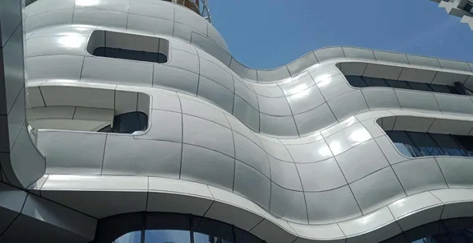 Aluminum Wall Cladding PVDF Coating  Aluminium Decoration Panel Metal Facade Panel System