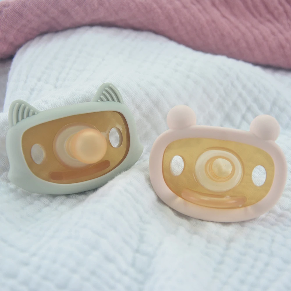 Customizable Maysun Liquid Silicone Unique Design Nipple Soother BPA Free Newborn Infant Day and Night Soother Pacifiers