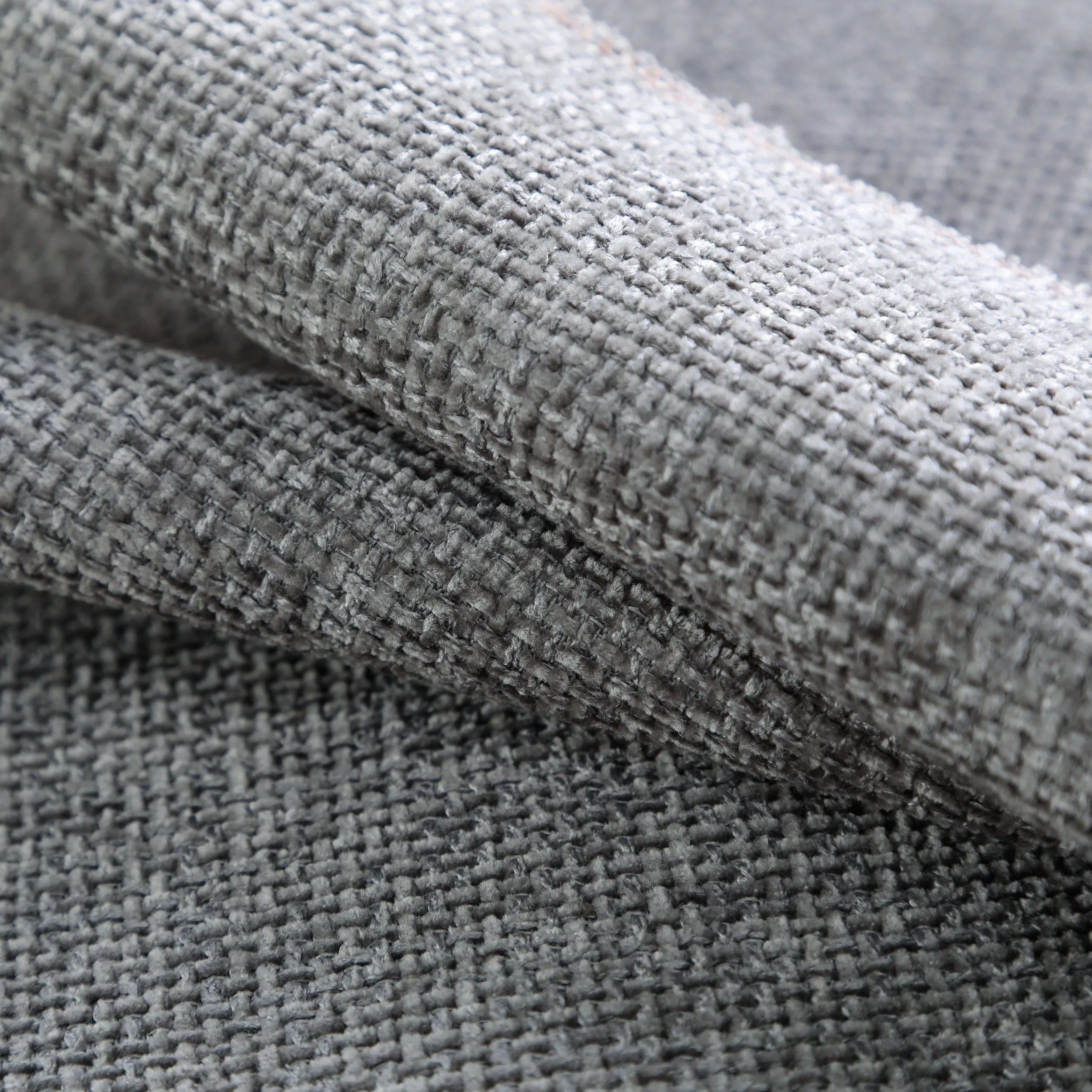 High quality sofa fabric nature pattern cross style 100% polyester upholstery chenille fabric