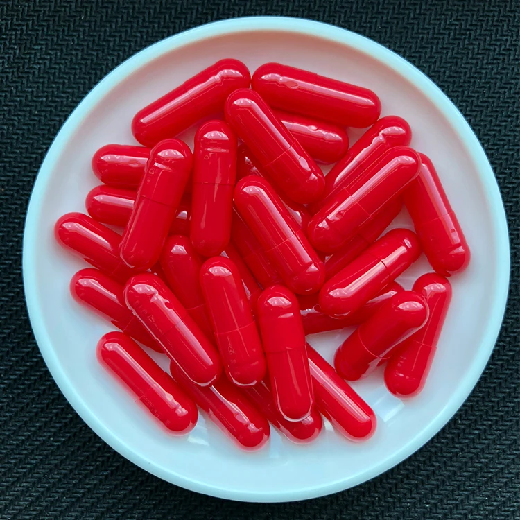 Size 0 1 2 3 4 Printing Vegetarian Colored Hard Pill Empty Gelatin Capsules Capsule Shell