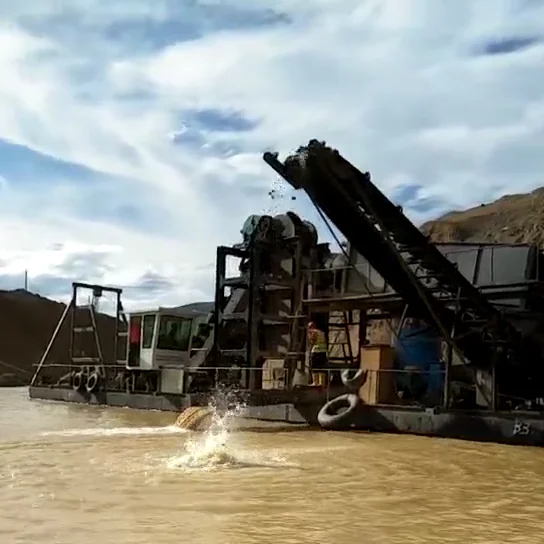 Gold Bucket Chain Diamond Mining Dredger Bucket Chain Dredger For Sand Extraction