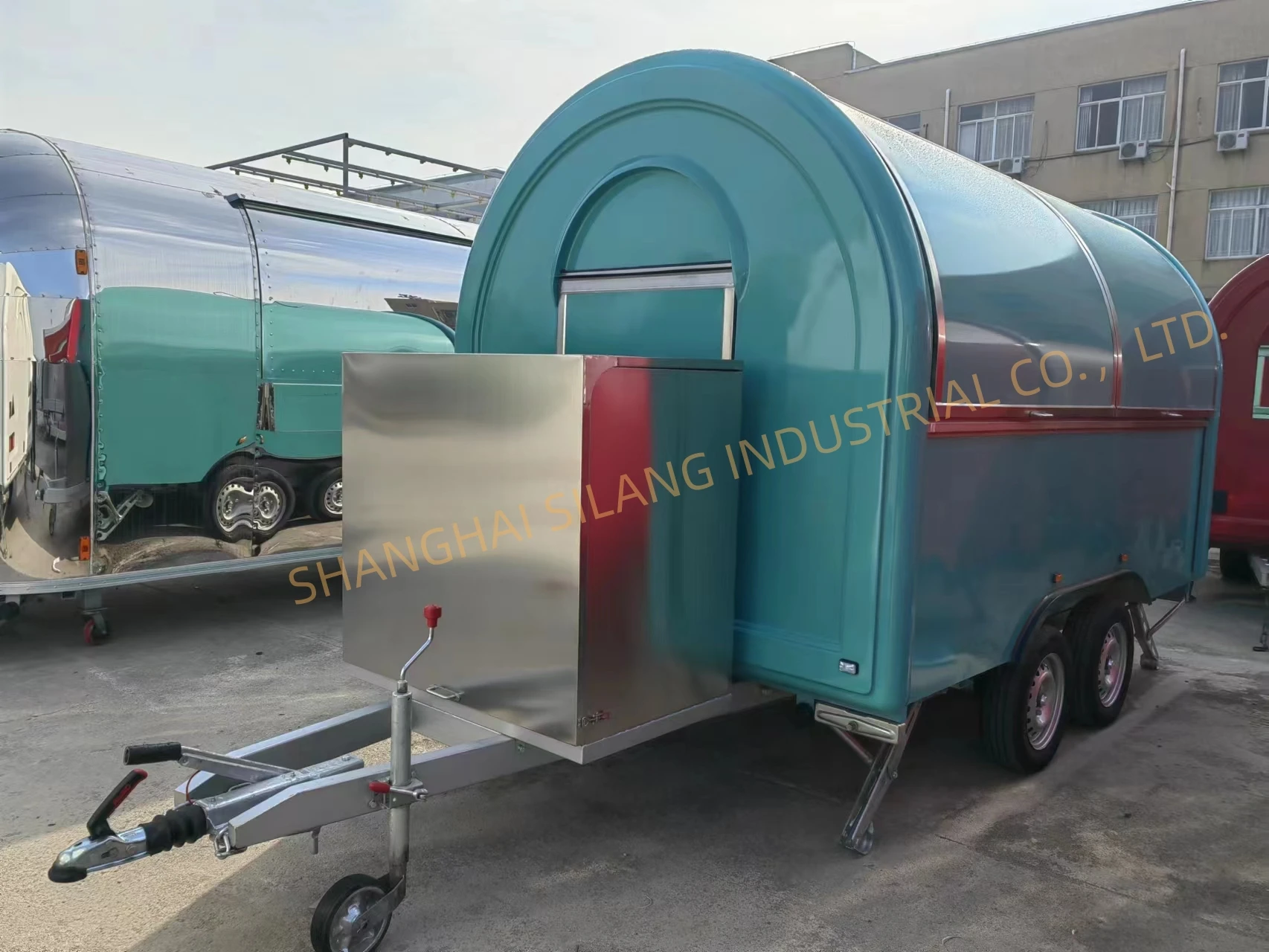 Canadian standard food  trailer closed fast food truck mobile kitchen trailer