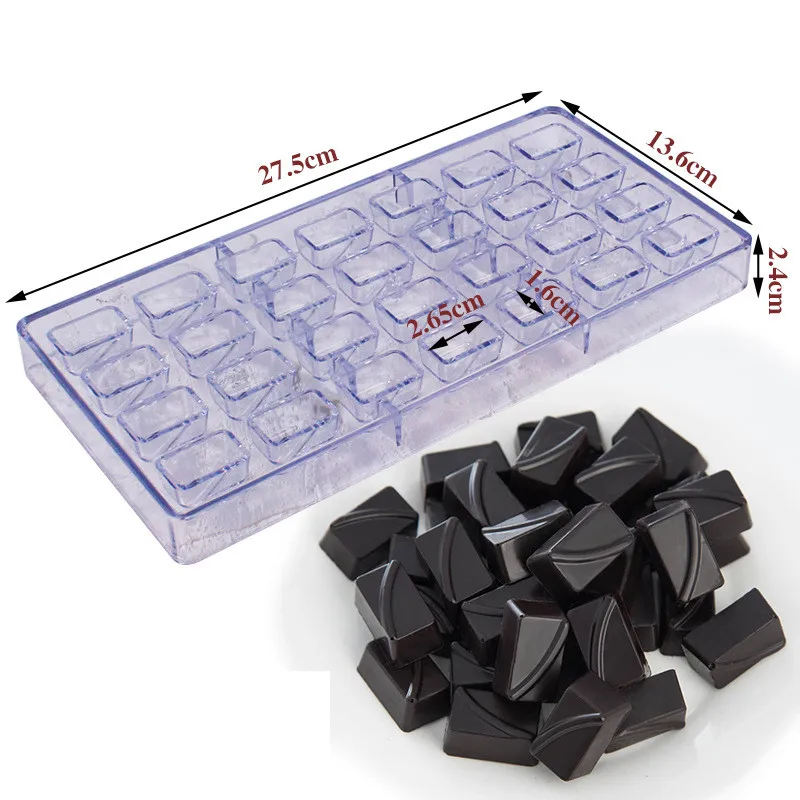 Hot Sale 3D Transparent Custom Chocolate Bar Mold Chess Heart Football Shape Chocolate Mold Acrylic Molds for Chocolate