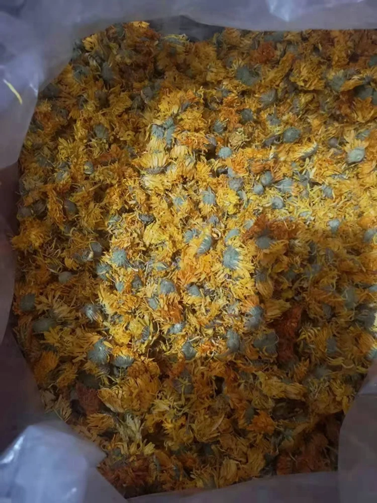 Orange color ground fine marigold powder dried marigold flower powder