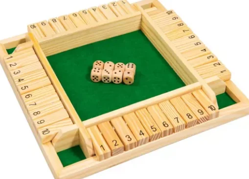 22 Cm Wooden Shut The Box Game Educational Toys Games For Kids ,Wood Number Board Board Games
