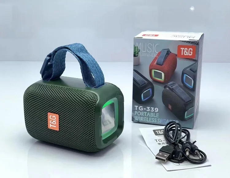 Various Good Quality Hot Sale Outdoor Speaker TG339 Portable Wireless TF USB Aux BT Speaker