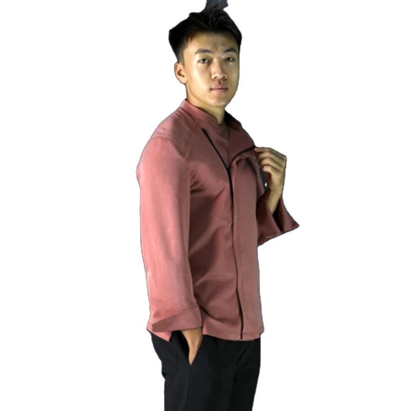 CHECKEDOUT New Restaurant & bar Long Sleeve Uniforms Comfortable Breathable Kitchen Chef Catering Uniform