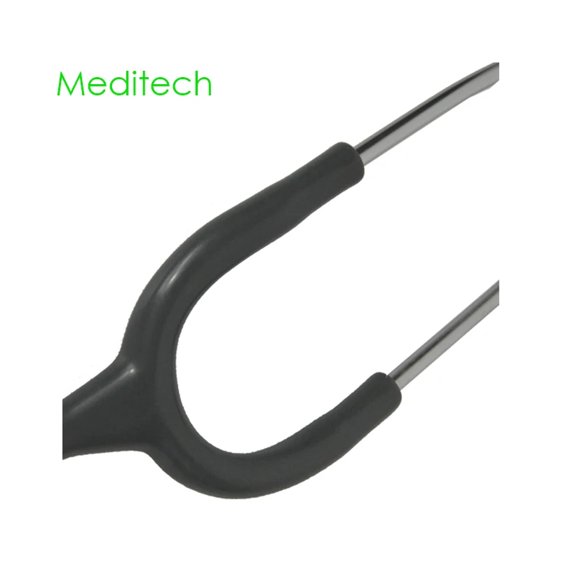 Meditech двойной головкой из нержавеющей стали кардиологии Спецодежда медицинский стетоскоп