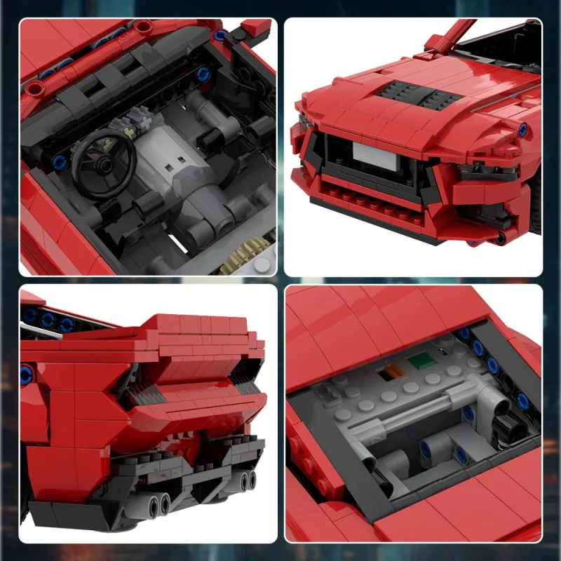 Игрушечный конструктор MOC-189802 2024 Mustang GT
