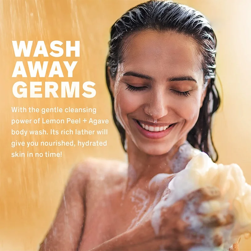 Sweet Almond with Olive and Argan Oils Shower Gel Cleanses the Skin and Removes Dirt and Impurities PH Balanced Body Wash